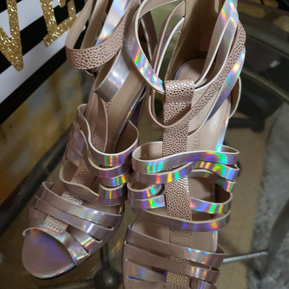 Iridescent heels